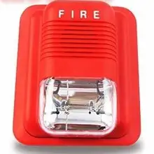 DZX звук и свет пожарная сигнализация Предупреждение стробоскоп сирена Рог оповещения системы безопасности сенсор