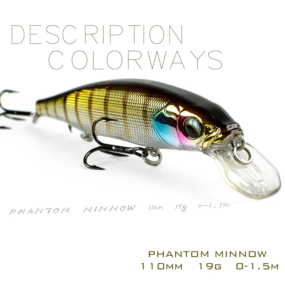 THETIME Фирменная новая модель Phantom 110SP подвесной воблер Minnow 110 мм 19 г искусственная