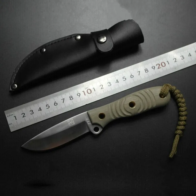 Wizard W 01 Fi Fixed Blade Knife D3 Edge G10 Handle 63HRC Outdoor