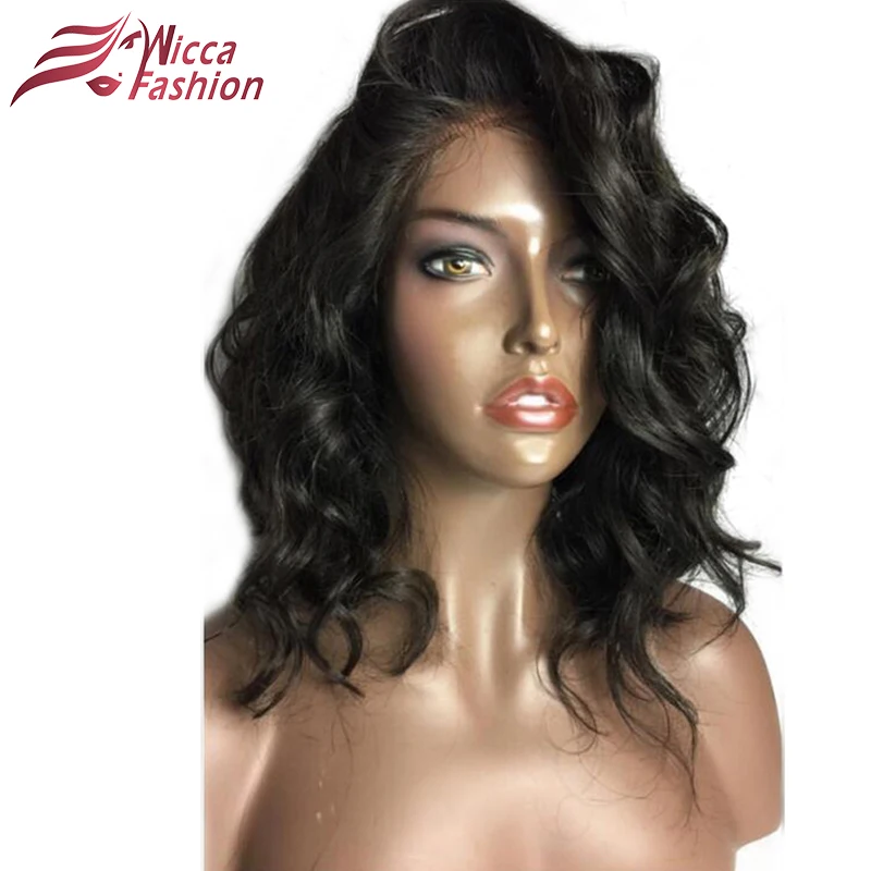 Wicca Fashion Brazilian font b Human b font font b Hair b font Natural Color Lace