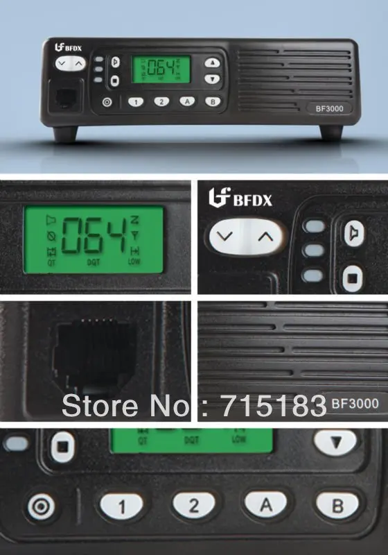 Базовый ретранслятор BFDX BF-3000 UHF 430-450MHz 10W 64 Channel Walkie Talkie power Base Ретранслятор с Duplexer