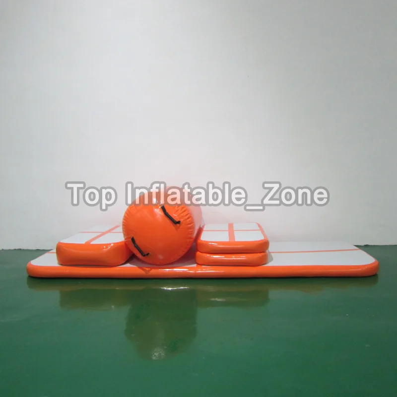 

Free shipping inflatable air track sets for sale good quality inflatable tumbling mat set with air pump air barrel air board