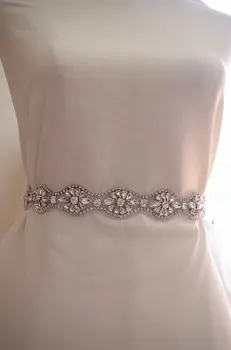 

rhinestone sash belt by the yard