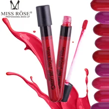 

MISS ROSE black coat is not easy to be stained with lip gloss and lip gloss.
