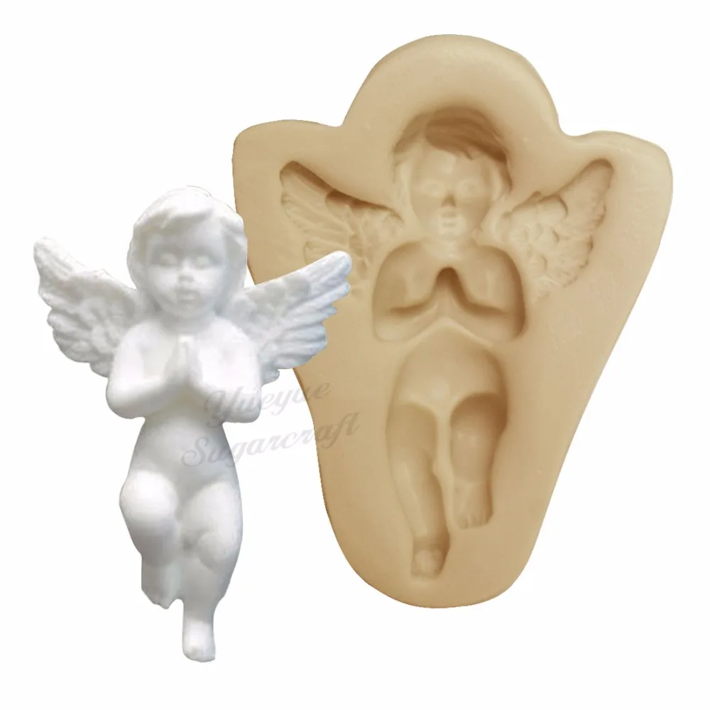 Yueyue Sugarcraft Angel Baby силиконовая форма для помадки инструменты украшения тортов