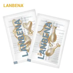 LANBENA 24 K Gold пептид морщины ампулы капсулы для лица крем + глаз сыворотка анти-старения лифтинг, укрепление отбеливающий уход за кожей 10 шт
