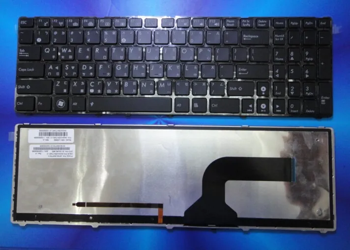 100% новая и Оригинальная китайская клавиатура для ASUS G51 G51J G51V G53 G53JW G60 G60J G72 G73 N61