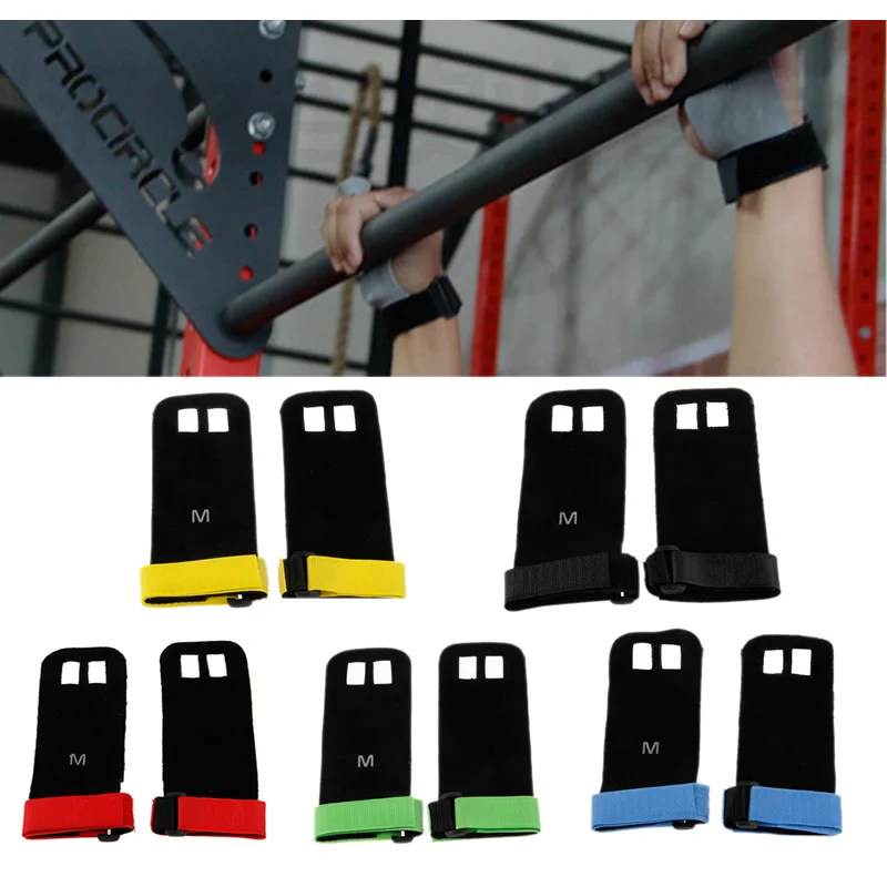 Three Colors Synthetic Leather Hand Grips Crossfit Gymnastics Glove