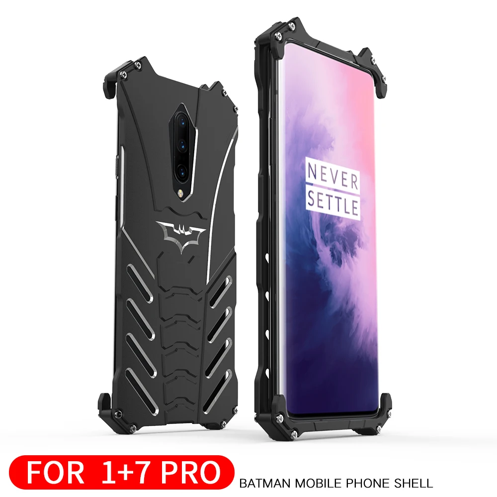 Чехол для Oneplus 7 Pro оригинальный R JUST Роскошный Алюминиевый металлический чехол One