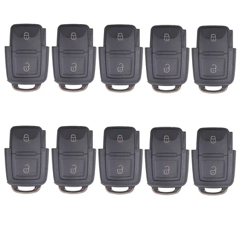 

KEYECU 10 Pcs/lot 1J0 959 753 AG Keyless Entry Remote Car Key Transmitter Starter Alarm for Volkswagen SEAT 2B 433MHZ
