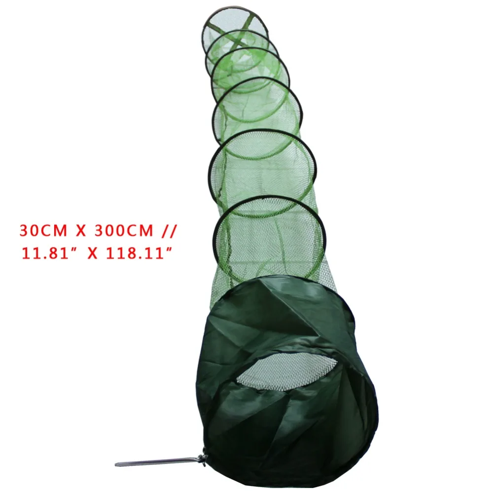 Buy 6 Sizes Fish Trap Foldable Fish Cage Fishing Net