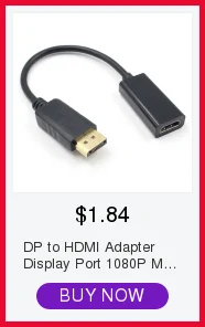 HDMI в VGA кабель конвертер мужской в Famale конвертер адаптер 1080P цифро-аналоговый видео аудио для ПК ноутбук планшет