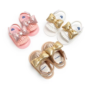 

AMISSA Baby Girl Sandals Summer Leisure Fashion Baby Girls Sandals Children Tassel Princess Shoes