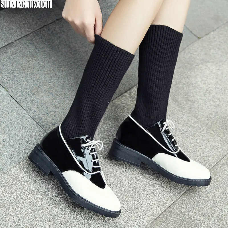 

New 3.5cm low heels mid-calf women boots ladies wedding party dress shoes knitting wool women western boots large size 43