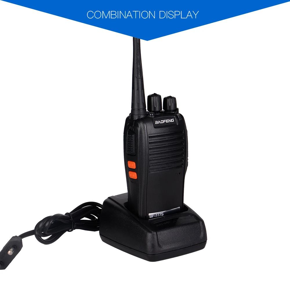 2 шт. Baofeng BF-777S Walkie Talkie Портативный радио BF777s 5 Вт UHF 400-470 мГц BF 777 S ФИО Comunicador передатчик трансивера