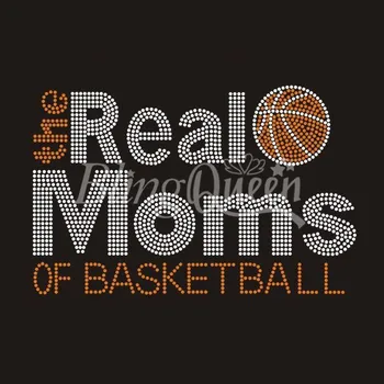 

BlingQueen 25PCS/LOT Korean Rhinestone Transfers Basketball Design