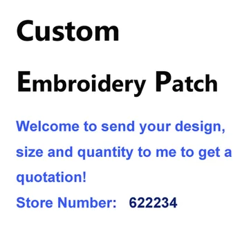 

Custom Embroidery Patch Please contact the seller first to get a quote.