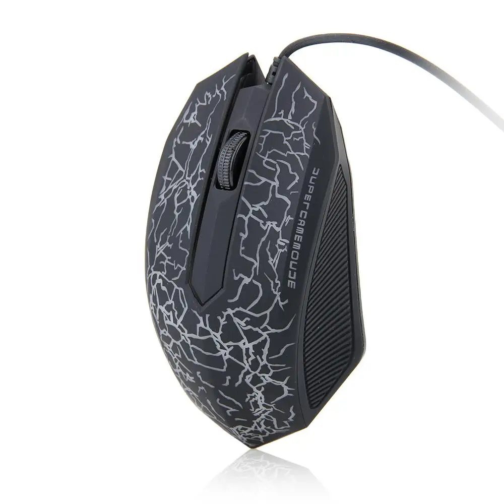 4000DPI 3 Button LED Colorful Light Optical USB Wired Gaming Mouse Mice Gamer For Laptop/Desktop/PC