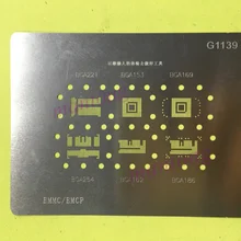 2шт-10 шт BGA прямой трафарет Отопление реболлинга трафарет для EMMC/EMCP BGA221 BGA153 BGA169 BGA254 BGA162 BGA186