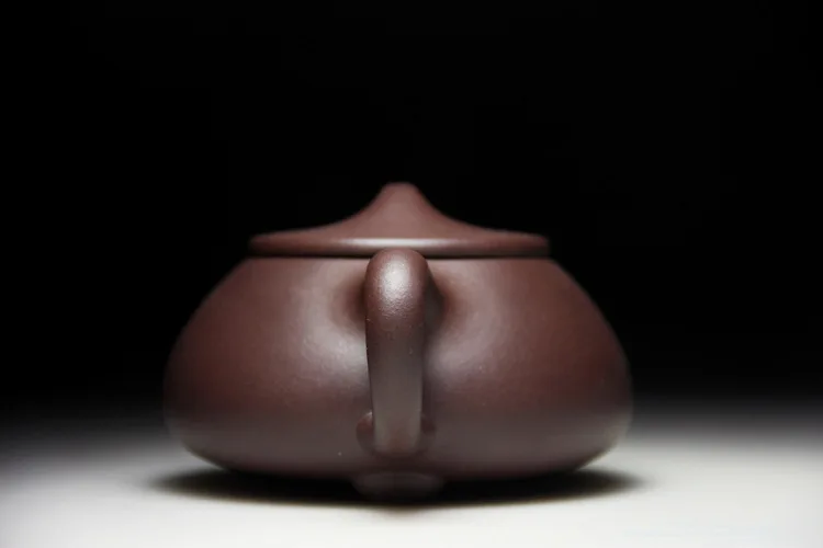Аутентичный исинский Цзы-Ша Мастерс ручной работы чайник руды старый из фиолетовой глины шаровое отверстие Shipiao горшок ремесла 458