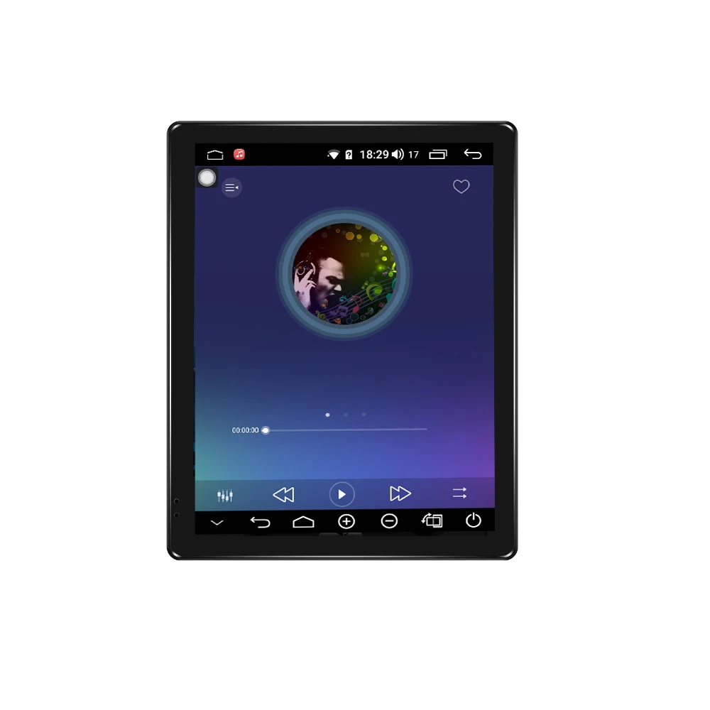 Best 9.7" Single Din Auto Radio Android 8.1 4GB/64GB GPS Wifi Built in 4G Modem DSP Wireless Bluetooth Carplay Rear View Camera 3