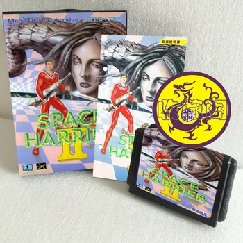 

Space Harrier II 16 bit SEGA MD Game Card Boxed With Manual For Sega Mega Drive For Genesis