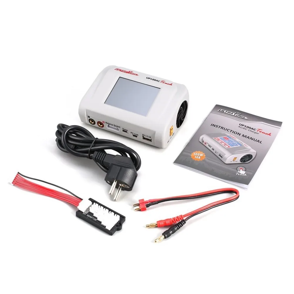 

Ultra Power UP100AC Touch Screen 100 W Rc Multicopter LiIo/LiPo/LiFe/LiHv/NiCd/NiMH/Pb Charger Balance Charger/Discharger
