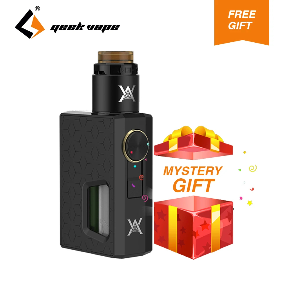 

100% Origianl GeekVape Athena Squonk Kit 6.5ml Athena Squonk RDA Tank Atomizer with a gift e cigs Vaping Kit