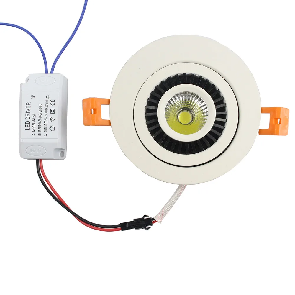 SXZM led COB светильник 5 Вт/7 Вт/9 Вт/20 Вт круглый AC85-265V встраиваемый в помещении светодиодный потолочный светильник теплый белый/холодный белый со светодиодным Драйвером