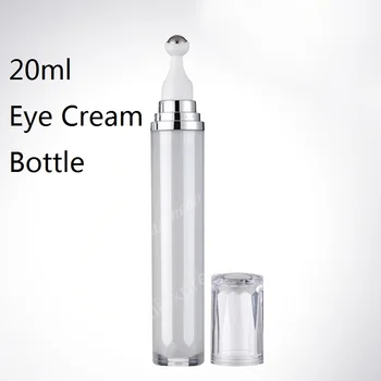 

200pcs/lot 20ml Acrylic pearlescent white cream bottle bottle grade Cream Ball Roll on bottle cosmetic packaging bottle