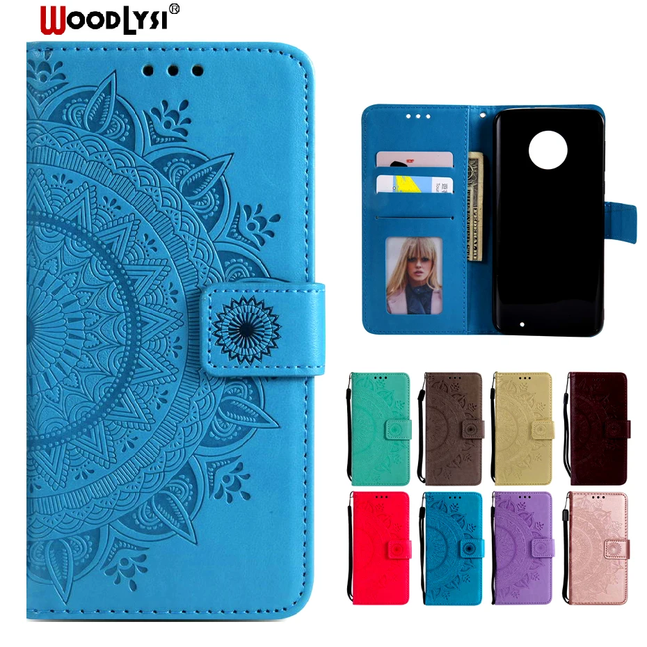 WoodLysi Leather Case For Moto G6 / Plus Luxury Retro + Soft Silicon for MOTO G6PLUS Wallet Flip | Мобильные телефоны и