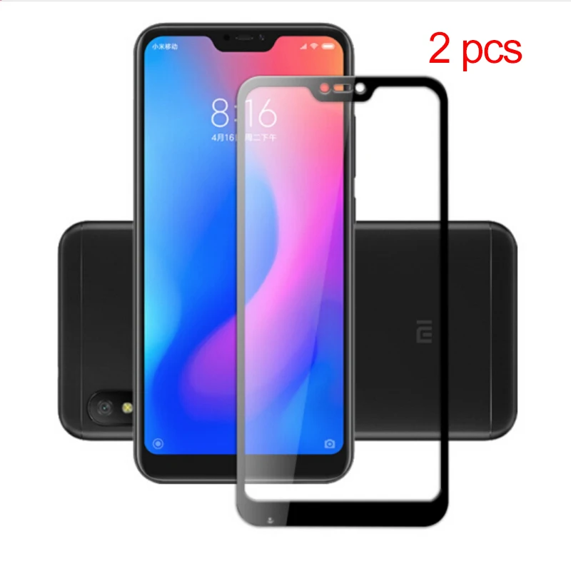 xiaomi redmi note 6 pro glass on mi A2 lite screen protector 6A tempered pocofone f1 protective | Мобильные телефоны и