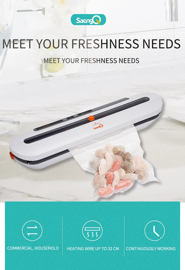 Best Food Vacuum Sealer Machine | Vacuum Sealing Machine | Film Container Food Sealer | Food Saver Bag Sealer | Household Food Vacuum Sealer | Kitchen Equipment |