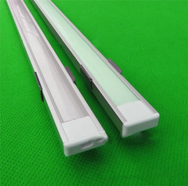 Perfil de Alumínio para 5050 Caixa de Luz Transparente para 12 2 30 Pçs e lote 0.5 M e pc Levou 5630 Led Strip Láctea e tampa Milímetros Pcb Fita 4 led aluminium profile