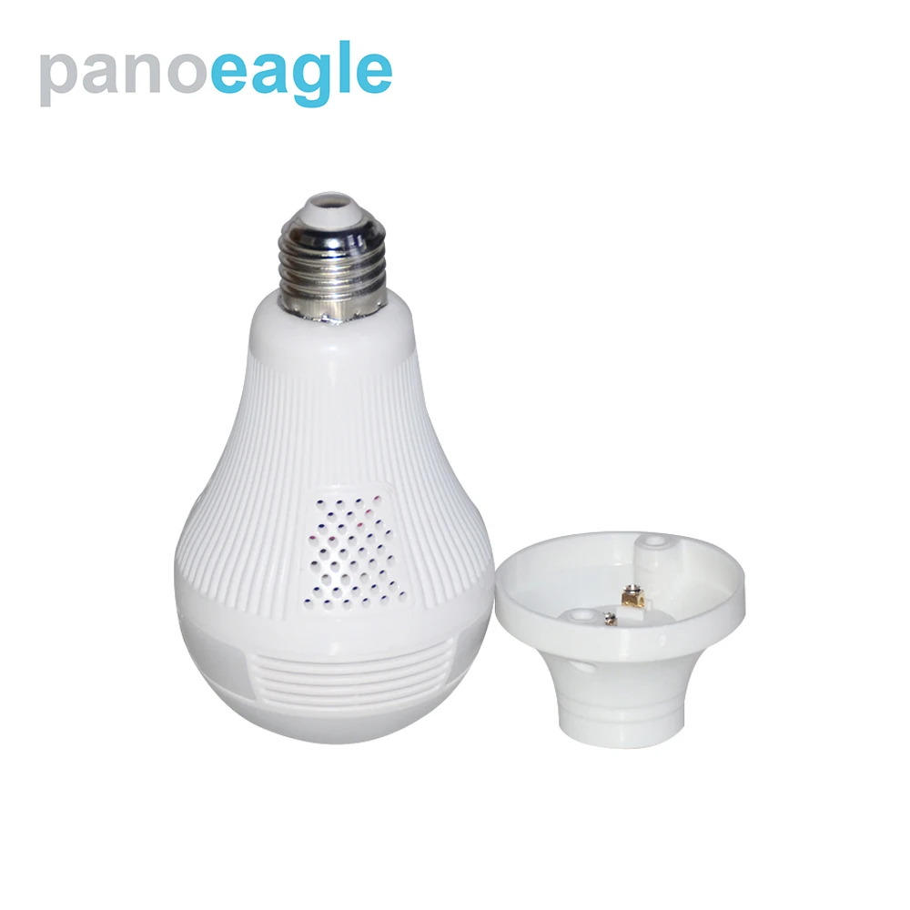 Panoeagle лампа Беспроводной IP Камера Wi Fi 960 P 1080 панорамный Fisheye Главная безопасности