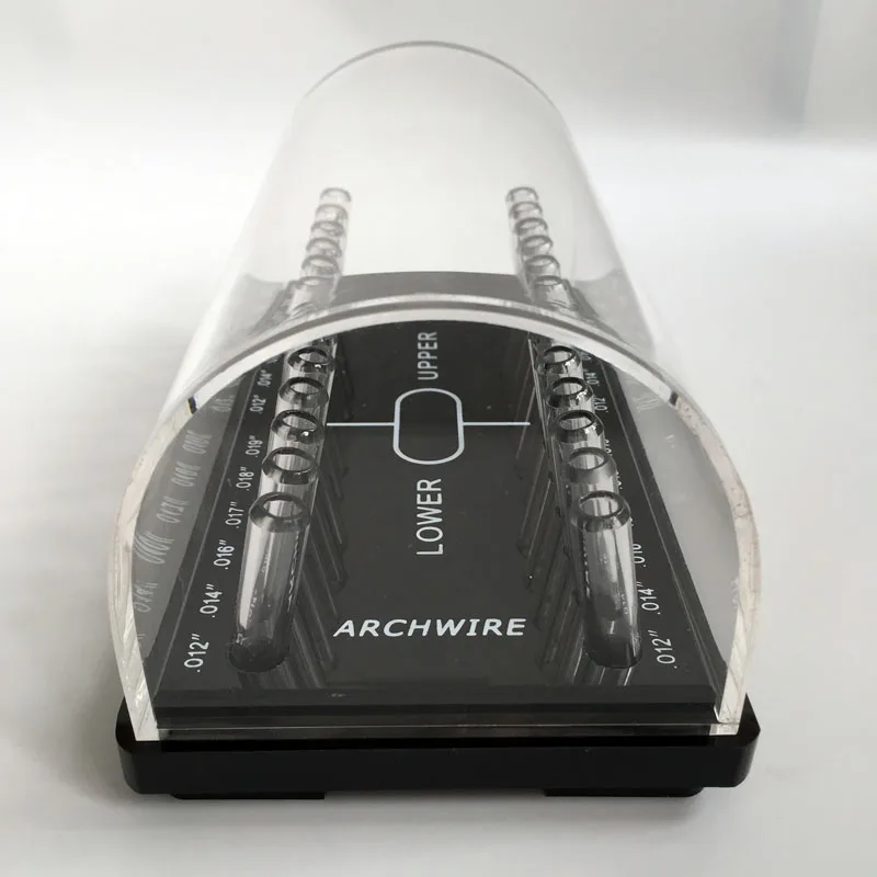 

Round/Rectangular Acrylic Organizer Holder Case for Orthodontic Preformed Arch Wire