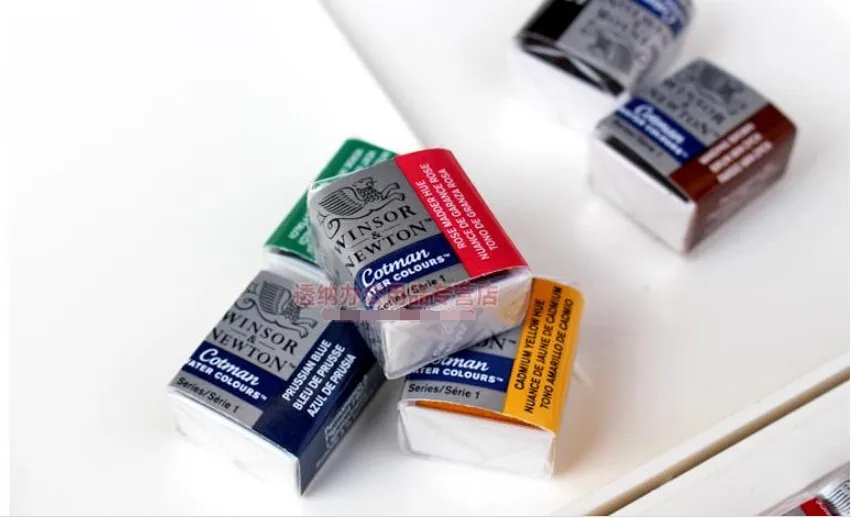 Winsor& Newton однотонные cotman акварельные краски в наборе профессиональная кисть профессионального уровня искусство художников пигментная краска