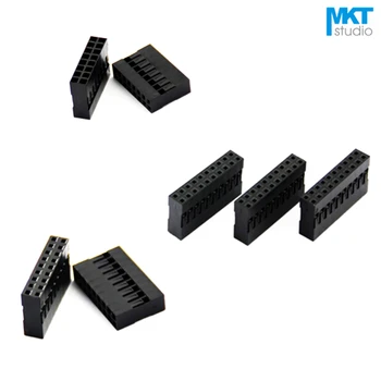 

1000Pcs Dupont 2.54mm Pitch Double Row Female Housing Connector 2x8P 2x9P 2x10P