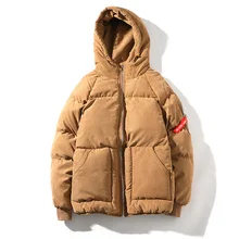 Зимние парки, пальто для мужчин размера плюс 5xl, короткая стильная пуховая куртка, Теплая мужская парка, верхняя одежда с хлопковой подкладкой, пальто с капюшоном