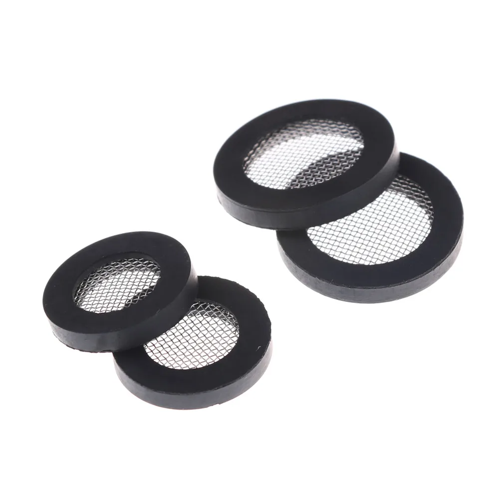 10PCS Sink Strainer 20/25MM Rubber Gasket with Net Shower Head Filter