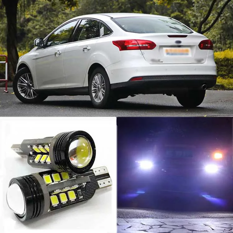 

2pcs High Quality Superb Error Free 5050 SMD 360 Degrees LED Backup Reverse light Bulbs T20 For Ford Focus