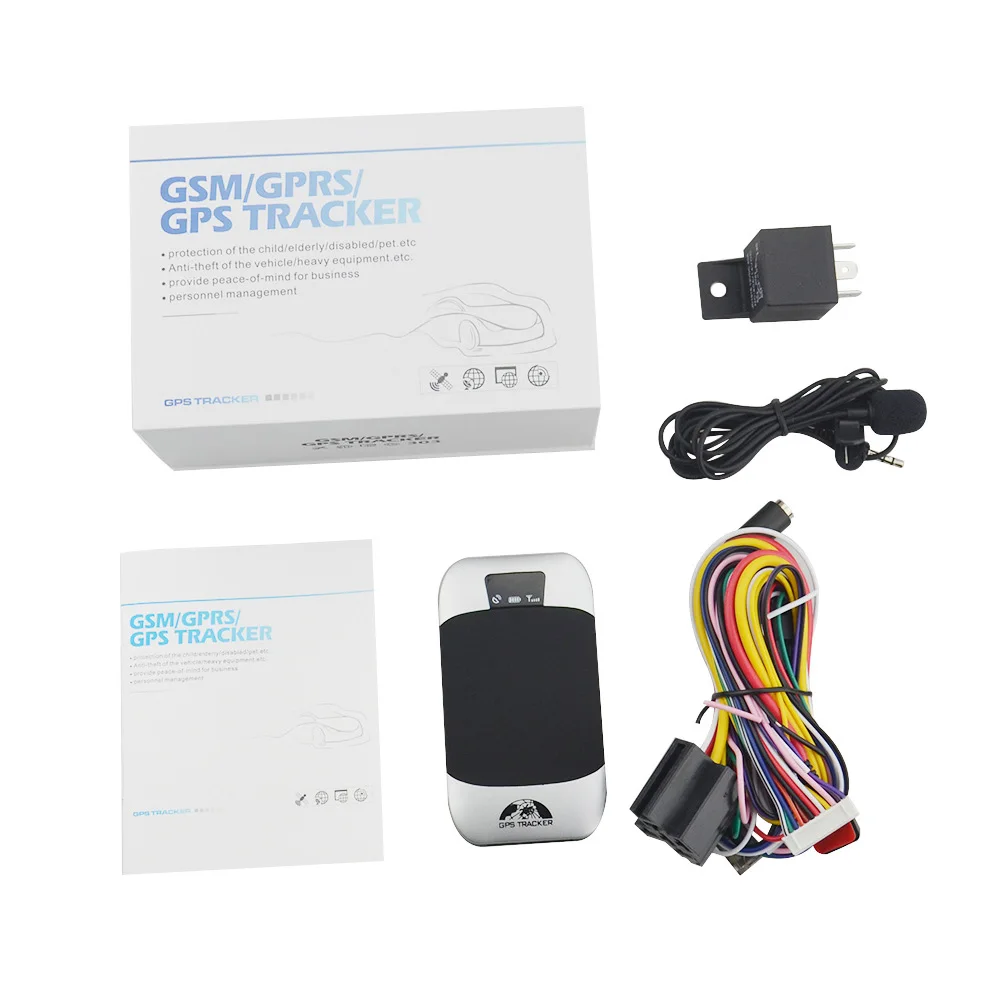 

GPS Vehicle Tracker Coban GPS303H/TK303H Suitable for All Cars(12V-24V) APP/platform Lifetime Free Shock Alarms with Box