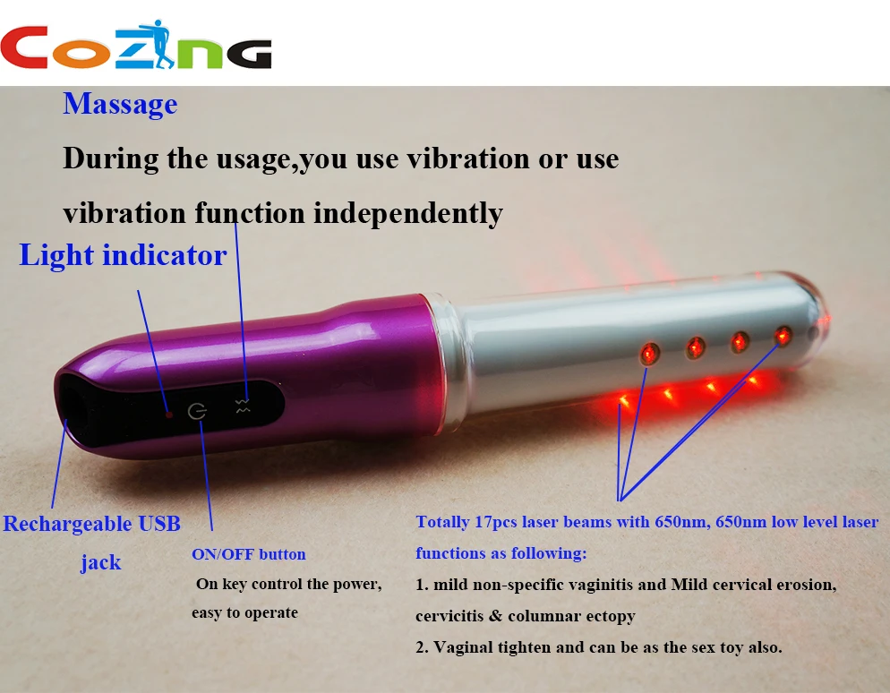 Популярные продукты в COZING вагинальный лазер омоложение женщин гигиенический вагинальный и вагинальный подтяжки устройство возбудитель