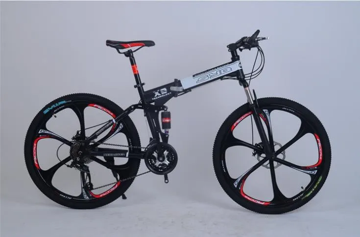 Best 21/24/27 speed folding  soft-tail 26 inch  man and woman mountain bike bicycle   integrated-wheels    mountain  bike  281 3