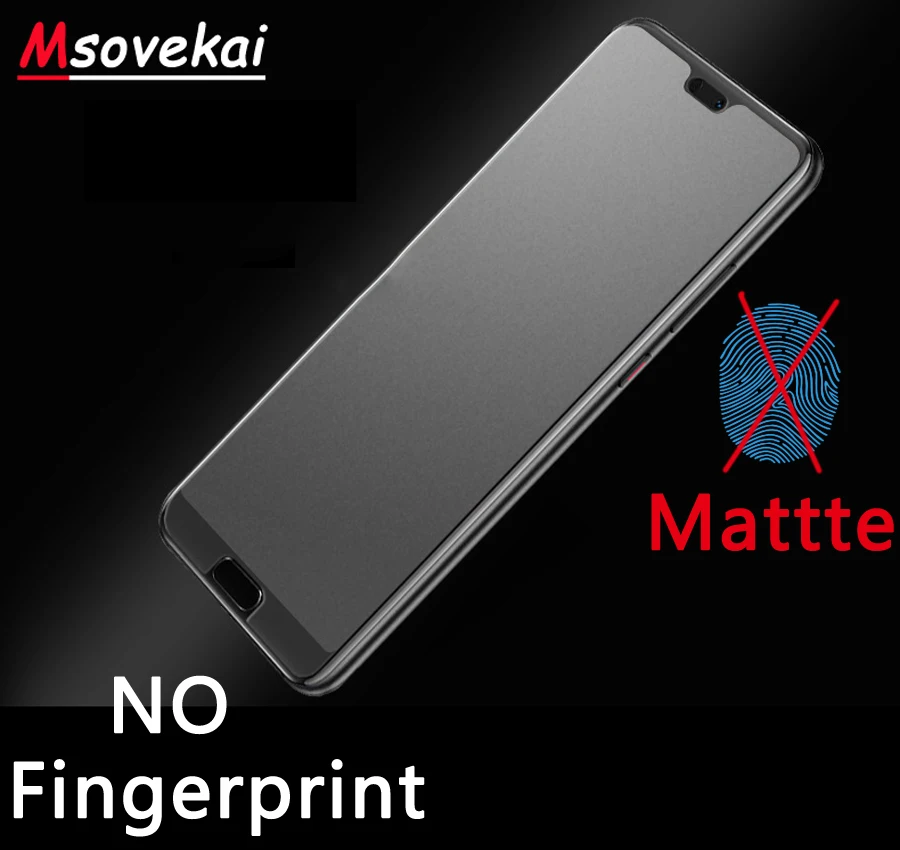 Матовое закаленное стекло 9H для Huawei P20 Lite Pro 2019 Nova 3i 3E Mate 20X10 30 Защитная пленка
