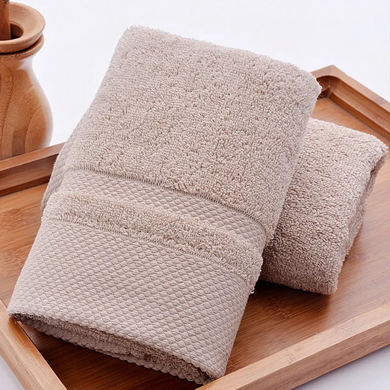 34x75cm Cotton Face Towels Hand Shower Fitness Towels Beach Soft