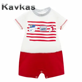 

Kavkas Baby Clothes Baby Rompers Toddler Baby Boys Short Sleeve Romper Cartoon Printed Jumpsuit Romper Baby Costumes