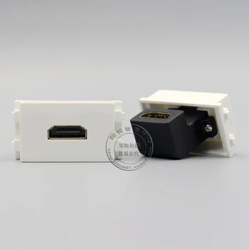 

128 Type 1.4/2.0 HDMI Elbow Module Connector Socket Computer Outlet Adapter