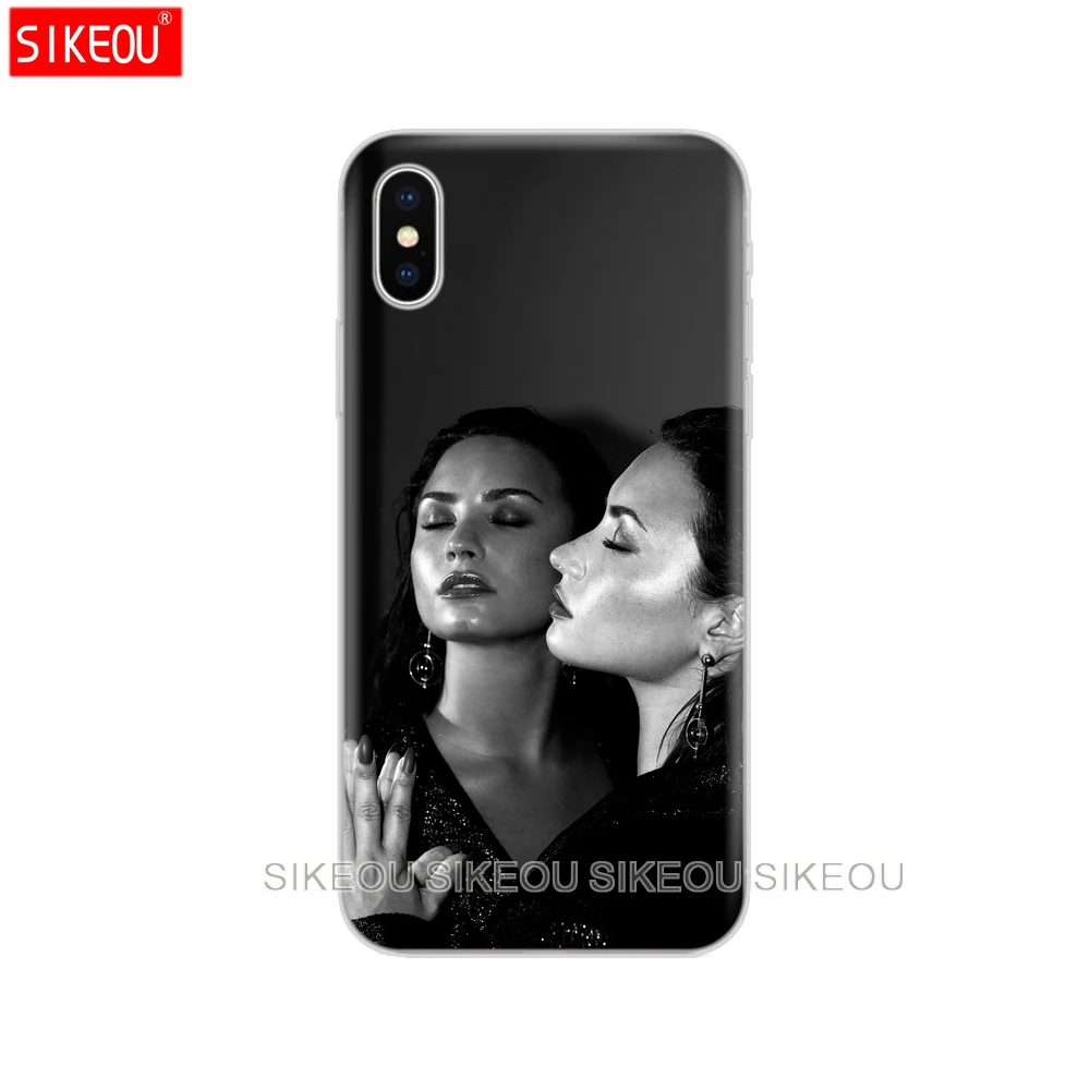 Силиконовый чехол для Iphone 6X8 7 6s 5 5S SE Plus 10 XR XS Max Demi Lovato|Бамперы| |