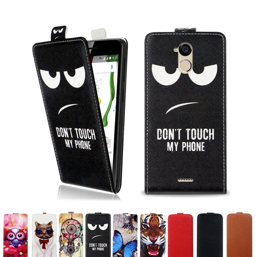 

Flip vertical cover bag up and down PU Leather Case for BQ BQ-5510 Strike Power Max 4G case cover
